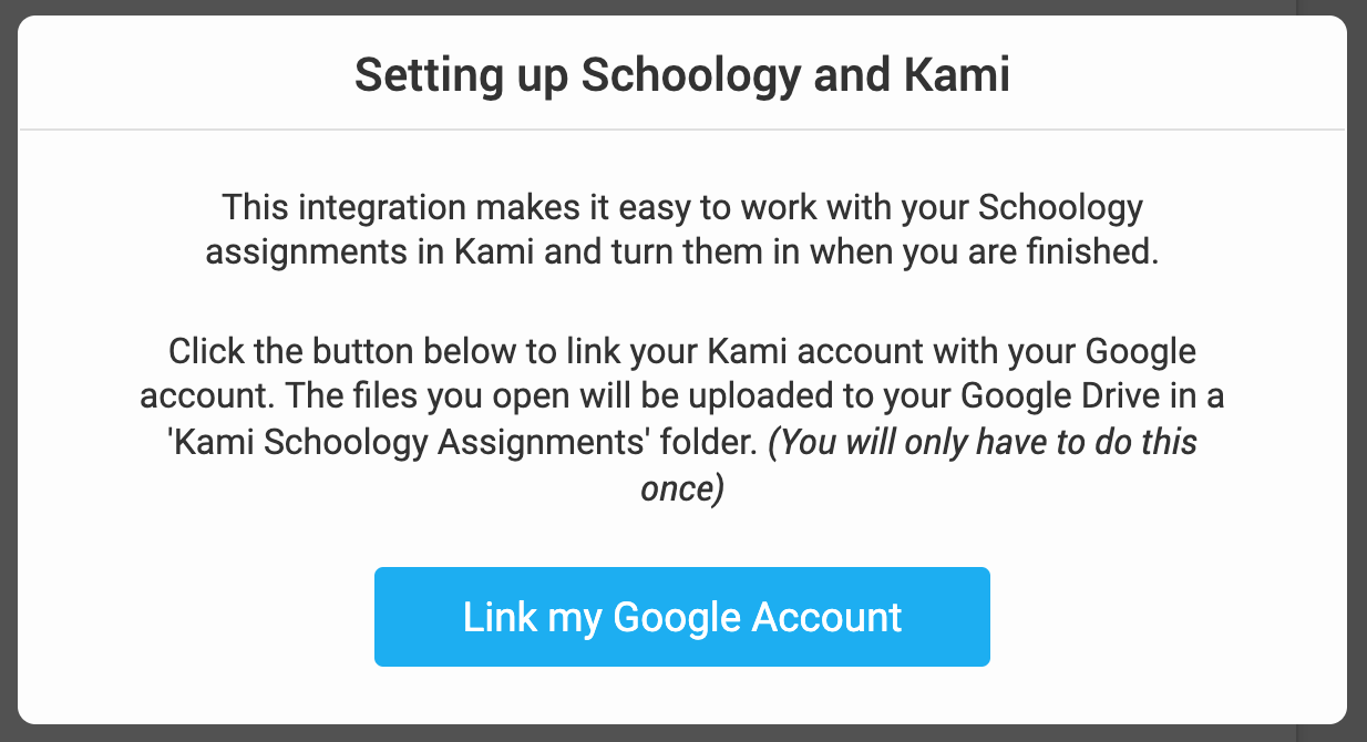 how to add a kami assignment to schoology
